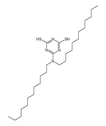 6-(didodecylamino)-1H-1,3,5-triazine-2,4-dithione结构式