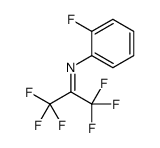 1,1,1,3,3,3-hexafluoro-N-(2-fluorophenyl)propan-2-imine结构式