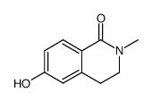 6-羟基-2-甲基-3,4-二氢异喹啉-1(2H)-酮结构式