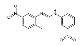 N,N'-bis(2-methyl-5-nitrophenyl)formimidamide Structure