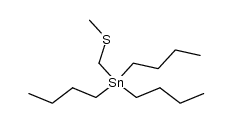 Methylthiomethyl-tri-n-butylzinn Structure