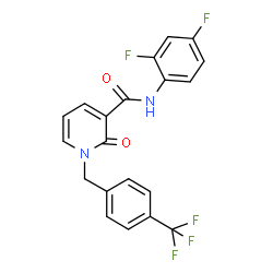 N-(2,4-Difluorophenyl)-2-oxo-1-[4-(trifluoromethyl)benzyl]-1,2-dihydro-3-pyridinecarboxamide picture