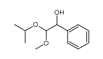 2-isopropoxy-2-methoxy-1-phenylethanol Structure