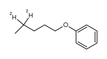 1-Phenoxy-[4,4-D2]pentan Structure