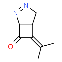 2,3-Diazabicyclo[3.2.0]hept-2-en-7-one,6-(1-methylethylidene)-结构式