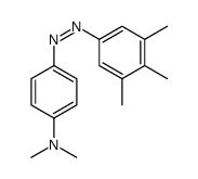 N,N-Dimethyl-4-[(3,4,5-trimethylphenyl)azo]benzenamine Structure