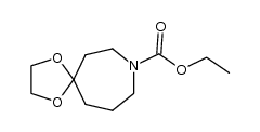 ethyl 1,4-dioxa-8-azaspiro[4.6]undecane-8-carboxylate结构式