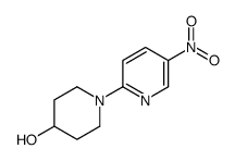 1-(5-硝基吡啶-2-基)哌啶-4-醇结构式