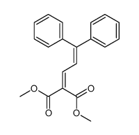 dimethyl 2-(3,3-diphenylprop-2-enylidene)propanedioate Structure