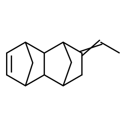 2-Ethylidene-1,2,3,4,4a,5,8,8a-octahydro-1,4:5,8-dimethanonaphthalene Structure