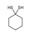 cyclohexane-1,1-dithiol Structure