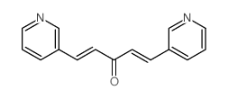 (1E,4E)-1,5-dipyridin-3-ylpenta-1,4-dien-3-one结构式