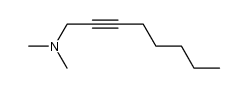 N,N-dimethyloct-2-yn-1-amine Structure