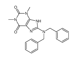 8-(dibenzylamino)-1,3-dimethyl-7H-purine-2,6-dione Structure