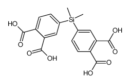 bis(3,4-dicarboxyphenyl)dimethylsilane Structure