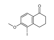 5-iodo-6-methoxy-tetralin-1-one结构式