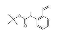 (2-vinylphenyl)carbamic acid tert-butyl ester结构式