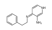 3-Amino-4-phenethylaminopyridine结构式