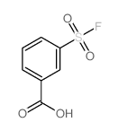 3-(氟磺酰基)苯甲酸结构式