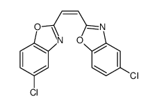 5-chloro-2-[2-(5-chloro-1,3-benzoxazol-2-yl)ethenyl]-1,3-benzoxazole Structure