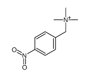 trimethyl-[(4-nitrophenyl)methyl]azanium Structure