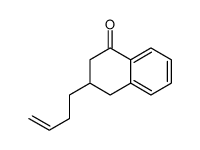 3-but-3-enyl-3,4-dihydro-2H-naphthalen-1-one结构式