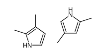 2,3-dimethyl-1H-pyrrole,2,4-dimethyl-1H-pyrrole Structure