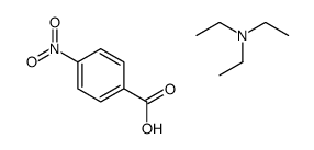 N,N-diethylethanamine,4-nitrobenzoic acid Structure