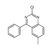 2-CHLORO-6-METHYL-4-PHENYL-QUINAZOLINE Structure