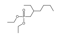 3-(diethoxyphosphorylmethyl)heptane Structure