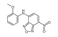 N-(2-methoxyphenyl)-4-nitro-2,1,3-benzoxadiazol-7-amine Structure