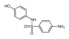 4-amino-N-(4-hydroxyphenyl)benzenesulfonamide结构式