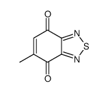 5-methyl-2,1,3-benzothiadiazole-4,7-dione结构式