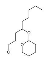 2-(1-chlorononan-4-yloxy)oxane结构式