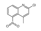 2-chloro-4-methyl-5-nitroquinoline Structure