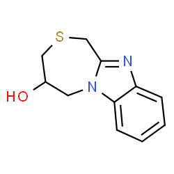 4,5-dihydro-1H,3H-benzo[4,5]imidazo[2,1-c][1,4]thiazepin-4-ol structure