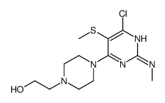 4-[6-Chloro-2-(methylamino)-5-(methylthio)-4-pyrimidinyl]-1-piperazineethanol picture