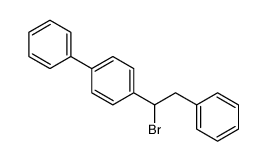 4-(1-bromo-2-phenylethyl)-1,1'-biphenyl结构式