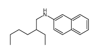 N-(2-ethylhexyl)naphthalen-2-amine结构式