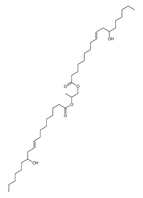 2-(12-hydroxyoctadec-9-enoyloxy)propyl 12-hydroxyoctadec-9-enoate Structure