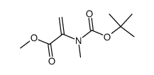 N-Boc-N-methyl-dehydroalanine methyl ester Structure