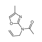 N-(4-methyl-1,3-oxazol-2-yl)-N-prop-2-enylacetamide Structure