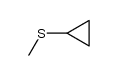 1-cyclopropyl methyl sulfide结构式