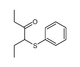 4-phenylsulfanylhexan-3-one结构式