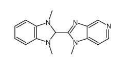 2-(1,3-dimethyl-2,3-dihydro-1H-benzoimidazol-2-yl)-1-methyl-1H-imidazo[4,5-c]pyridine结构式
