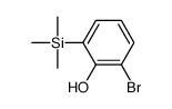 2-bromo-6-trimethylsilylphenol Structure