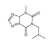 3-methyl-1-(2-methylpropyl)-4H-purine-2,6-dione结构式