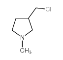 3-(chloromethyl)-1-methylpyrrolidine structure