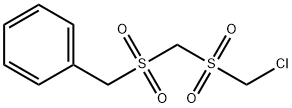 [[[[(Chloromethyl)sulfonyl]methyl]sulfonyl]methyl]benzene结构式
