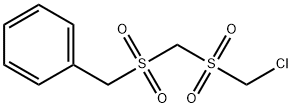 [[[[(Chloromethyl)sulfonyl]methyl]sulfonyl]methyl]benzene structure